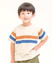 DILASH | ラインテープバナナ刺繍Tシャツ(Tシャツ/カットソー)