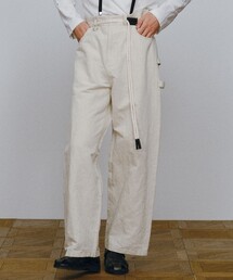 JOSEPH STUDIO | 【MEN・洗える】リネンコットンキャンバス　パンツ(その他パンツ)