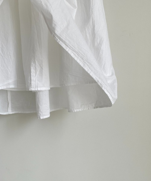 CANAL JEAN（キャナルジーン）の「RED CHOP WORKS　コットンロングスカート（スカート・レディース・ホワイト・38）」の3枚目の写真