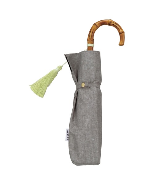 UVO（ウーボ）の「★完全遮光100% 最強の日傘「UVO（ウーボ）」 3段折りたたみ 無地タッセル ミニ Wpc.（折りたたみ傘・レディース・パープル/オフホワイト/ブラック/ブルーグレー/ベージュ/ラベンダー/グレー・FREE）」の17枚目の写真