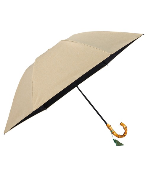 UVO（ウーボ）の「★完全遮光100% 最強の日傘「UVO（ウーボ）」 3段折りたたみ 無地タッセル ミニ Wpc.（折りたたみ傘・レディース・パープル/オフホワイト/ブラック/ブルーグレー/ベージュ/ラベンダー/グレー・FREE）」の20枚目の写真