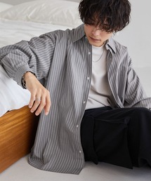 MONO-MART | リラックスルーズレギュラーカラーブロードシャツ(シャツ/ブラウス)