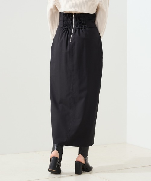 Chico(チコ)の「【新色追加・Web限定】スリットハイウエストタイトロングスカート(スカート・レディース・ブラック/グレー/アイボリー・FREE)」の22枚目の写真