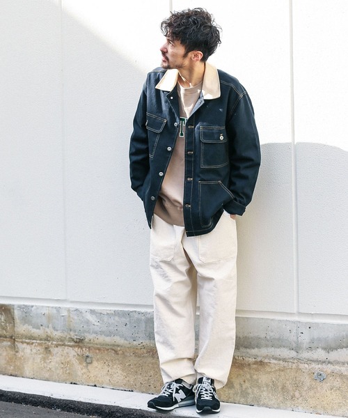 URBAN RESEARCH Sonny Label（アーバンリサーチサニーレーベル）の「配色カバーオール（カバーオール・メンズ・ネイビー/オフホワイト/カーキ・MEDIUM/LARGE）」の10枚目の写真