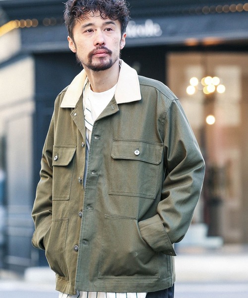 URBAN RESEARCH Sonny Label（アーバンリサーチサニーレーベル）の「配色カバーオール（カバーオール・メンズ・ネイビー/オフホワイト/カーキ・MEDIUM/LARGE）」の15枚目の写真