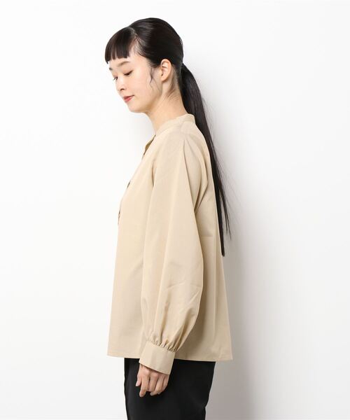 ehka sopo(エヘカソポ)の「チェック柄パフスリーブブラウス(シャツ/ブラウス・レディース・ブラック/イエロー/オレンジ/グリーン・フリ-)」の5枚目の写真