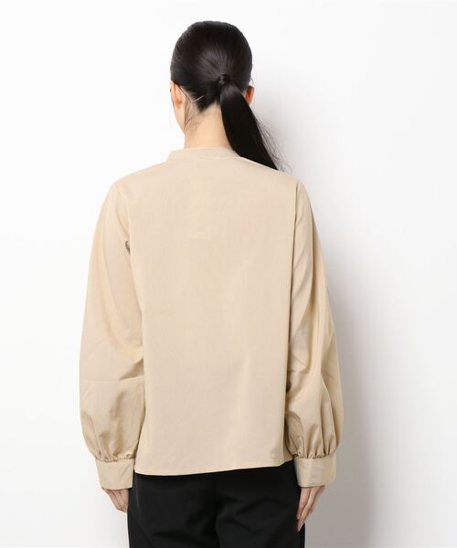 ehka sopo(エヘカソポ)の「チェック柄パフスリーブブラウス(シャツ/ブラウス・レディース・ブラック/イエロー/オレンジ/グリーン・フリ-)」の6枚目の写真