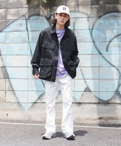 THE STANDARD（ザスタンダード）の「WEGO/デニムフレアパンツ（デニムパンツ・メンズ・ブラック/インディゴブルー/ライトインディゴブルー/ホワイト・SMALL/MEDIUM/LARGE）」の18枚目の写真