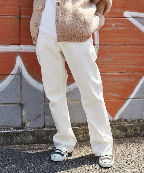 THE STANDARD（ザスタンダード）の「WEGO/デニムフレアパンツ（デニムパンツ・メンズ・ブラック/インディゴブルー/ライトインディゴブルー/ホワイト・SMALL/MEDIUM/LARGE）」の21枚目の写真