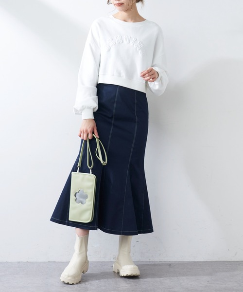 OLIVE des OLIVE（オリーブデオリーブ）の「マルチポーチ（ポーチ・レディース・レッド/サックスブルー/ピンク/イエロー/グリーン・FREE）」の7枚目の写真