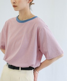 バイカラーボーダーTシャツ