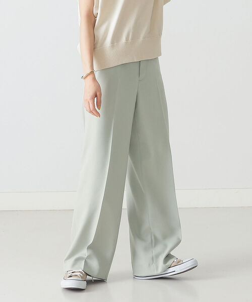 BEAMS LIGHTS（ビームスライツ）の「BEAMS LIGHTS / ソフトストレート パンツ（その他パンツ・レディース・ブラウン/オリーブ/イエロー系その他4・38/36）」の6枚目の写真