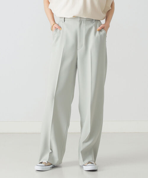 BEAMS LIGHTS（ビームスライツ）の「BEAMS LIGHTS / ソフトストレート パンツ（その他パンツ・レディース・ブラウン/オリーブ/イエロー系その他4・38/36）」の13枚目の写真