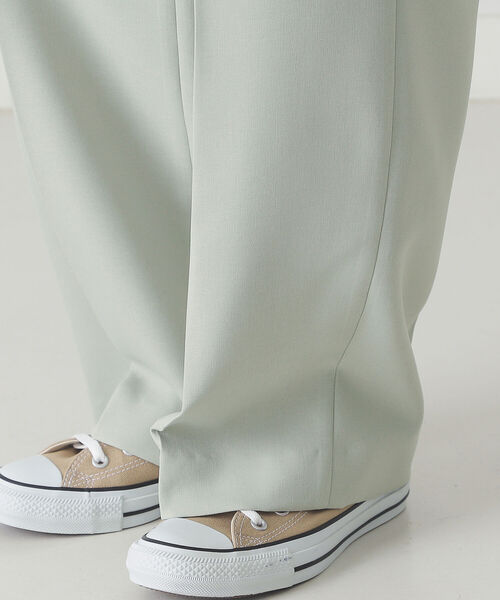 BEAMS LIGHTS（ビームスライツ）の「BEAMS LIGHTS / ソフトストレート パンツ（その他パンツ・レディース・ブラウン/オリーブ/イエロー系その他4・38/36）」の18枚目の写真