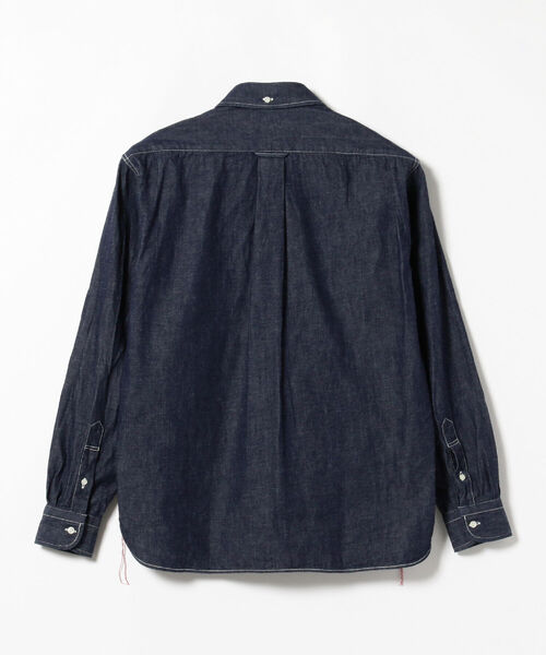 fennica（フェニカ）の「SUGAR CANE / 8.5oz. SELVEDGE DENIM BUTTON DOWN SHIRT デニムボタンダウンシャツ（シャツ/ブラウス・メンズ・ネイビー・LARGE/MEDIUM）」の3枚目の写真