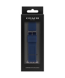 HMS WatchStore（エイチエムエスウォッチストア）の「「COACH/コーチ」 Apple Watch / アップルウォッチ用替えベルト 42mm/44mm テクスチャラバー（デジタル腕時計）」