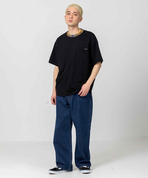 XLARGE（エクストララージ）の「JACQUARD RIB S/S POCKET TEE（Tシャツ/カットソー・メンズ・ネイビー/ブラック/オリーブ・S/M/XL/L）」の11枚目の写真