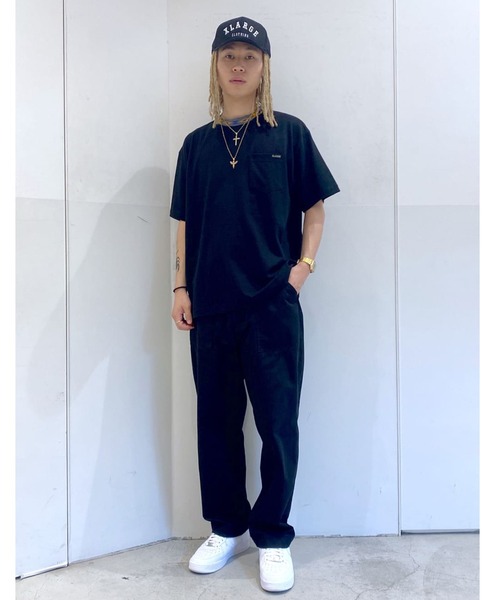 XLARGE（エクストララージ）の「JACQUARD RIB S/S POCKET TEE（Tシャツ/カットソー・メンズ・ネイビー/ブラック/オリーブ・S/M/XL/L）」の17枚目の写真