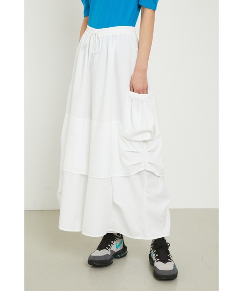 HeRIN.CYE(ヘリンドットサイ)の「Wide pants(カーゴパンツ・レディース・ホワイト/ブラック/カーキ・FREE)」の2枚目の写真