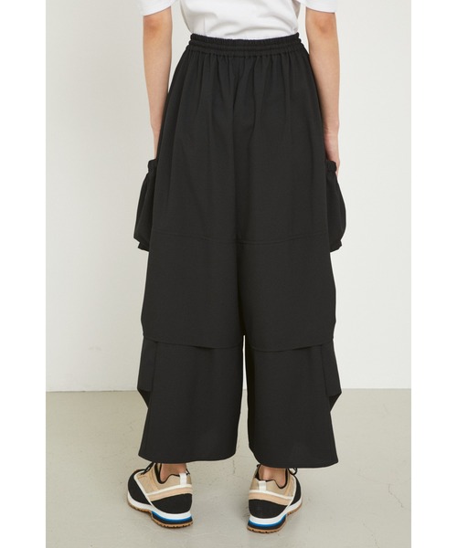 HeRIN.CYE(ヘリンドットサイ)の「Wide pants(カーゴパンツ・レディース・ホワイト/ブラック/カーキ・FREE)」の6枚目の写真