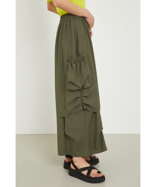 HeRIN.CYE(ヘリンドットサイ)の「Wide pants(カーゴパンツ・レディース・ホワイト/ブラック/カーキ・FREE)」の11枚目の写真