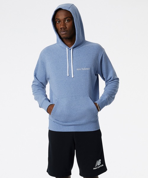 NEW BALANCE(ニューバランス)の「NB Essentials PURE BALANCE ドープダイスウェットフーディー(パーカー・メンズ・ライトブルー/グレー/ライトグリーン・XX-LARGE/SMALL/MEDIUM/LARGE/X-LARGE)」の3枚目の写真