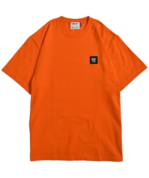 DOUBLE STEAL(ダブルスティール)の「Square Mini Box Heavy Tシャツ(Tシャツ/カットソー・メンズ・ホワイト/グリーン/オレンジ/パープル・LARGE/XX-LARGE/X-LARGE/MEDIUM)」の1枚目の写真