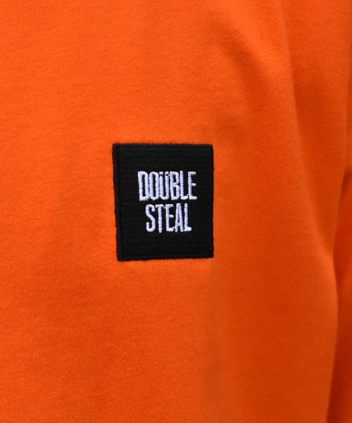 DOUBLE STEAL(ダブルスティール)の「Square Mini Box Heavy Tシャツ(Tシャツ/カットソー・メンズ・ホワイト/グリーン/オレンジ/パープル・LARGE/XX-LARGE/X-LARGE/MEDIUM)」の8枚目の写真