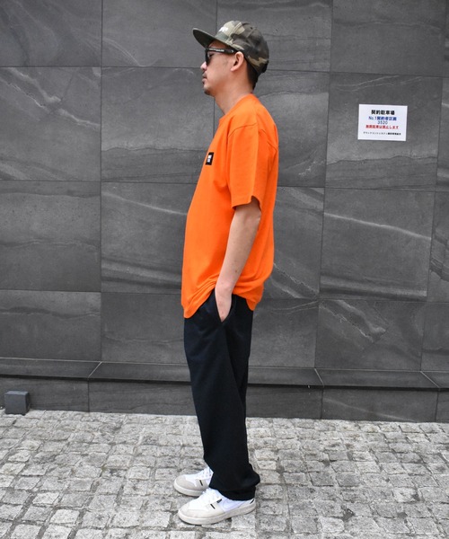 DOUBLE STEAL(ダブルスティール)の「Square Mini Box Heavy Tシャツ(Tシャツ/カットソー・メンズ・ホワイト/グリーン/オレンジ/パープル・LARGE/XX-LARGE/X-LARGE/MEDIUM)」の9枚目の写真
