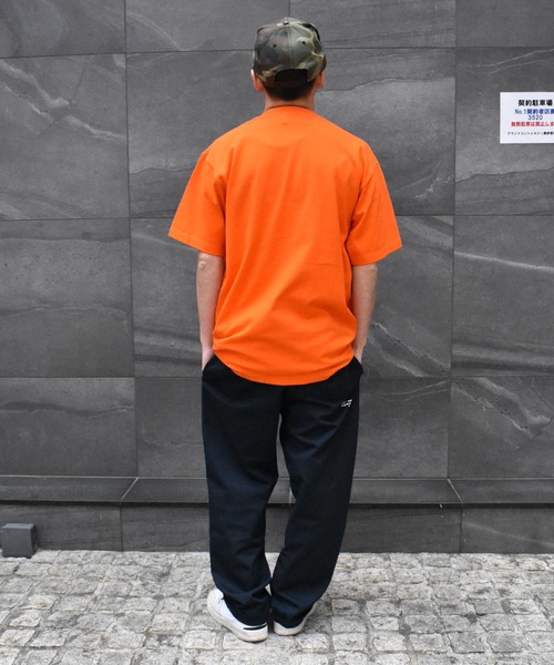 DOUBLE STEAL(ダブルスティール)の「Square Mini Box Heavy Tシャツ(Tシャツ/カットソー・メンズ・ホワイト/グリーン/オレンジ/パープル・LARGE/XX-LARGE/X-LARGE/MEDIUM)」の10枚目の写真