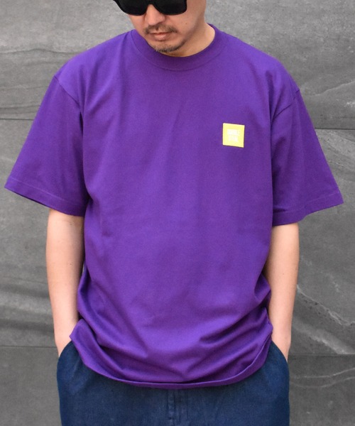 DOUBLE STEAL(ダブルスティール)の「Square Mini Box Heavy Tシャツ(Tシャツ/カットソー・メンズ・ホワイト/グリーン/オレンジ/パープル・LARGE/XX-LARGE/X-LARGE/MEDIUM)」の11枚目の写真