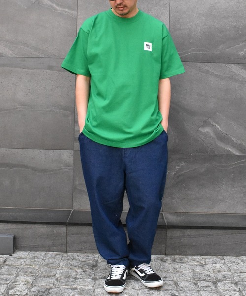 DOUBLE STEAL(ダブルスティール)の「Square Mini Box Heavy Tシャツ(Tシャツ/カットソー・メンズ・ホワイト/グリーン/オレンジ/パープル・LARGE/XX-LARGE/X-LARGE/MEDIUM)」の16枚目の写真