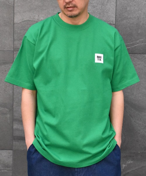 DOUBLE STEAL(ダブルスティール)の「Square Mini Box Heavy Tシャツ(Tシャツ/カットソー・メンズ・ホワイト/グリーン/オレンジ/パープル・LARGE/XX-LARGE/X-LARGE/MEDIUM)」の17枚目の写真