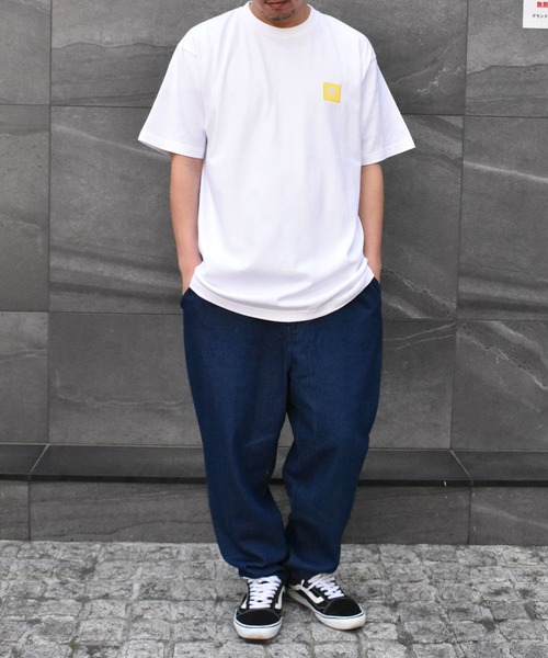 DOUBLE STEAL(ダブルスティール)の「Square Mini Box Heavy Tシャツ(Tシャツ/カットソー・メンズ・ホワイト/グリーン/オレンジ/パープル・LARGE/XX-LARGE/X-LARGE/MEDIUM)」の21枚目の写真