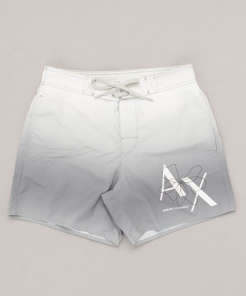 水着 「A|X アルマーニ エクスチェンジ」AXロゴ　スイムショーツ（水着） A|X アルマーニ エクスチェンジAXロゴ サイドラインボートショーツ