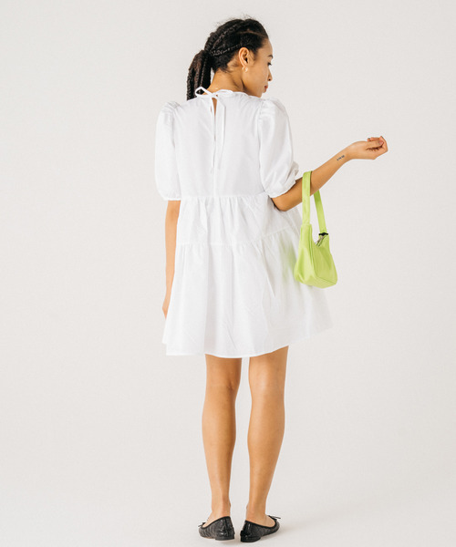 GIMME GIMME(ギミーギミー)の「【GIMME GIMME】Nylon mini shoulder bag gima22s001(ハンドバッグ・レディース・ライトグリーン/パープル/ブラック・FREE)」の14枚目の写真