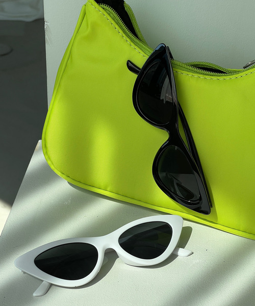 GIMME GIMME(ギミーギミー)の「【GIMME GIMME】Nylon mini shoulder bag gima22s001(ハンドバッグ・レディース・ライトグリーン/パープル/ブラック・FREE)」の6枚目の写真