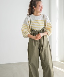 niko and... | ギャザーミリタリーサロペット(サロペット/オーバーオール)