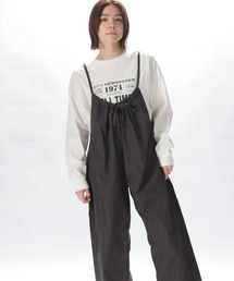 niko and... | ギャザーミリタリーサロペット(サロペット/オーバーオール)