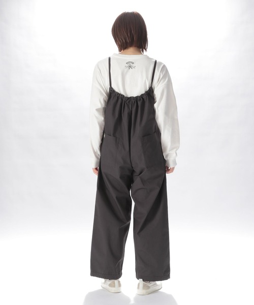 niko and...(ニコアンド)の「ギャザーミリタリーサロペット(サロペット/オーバーオール・レディース・ピンク/カーキ/チャコール・FREE)」の13枚目の写真