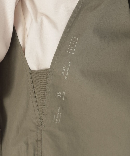 niko and...(ニコアンド)の「ギャザーミリタリーサロペット(サロペット/オーバーオール・レディース・ピンク/カーキ/チャコール・FREE)」の12枚目の写真