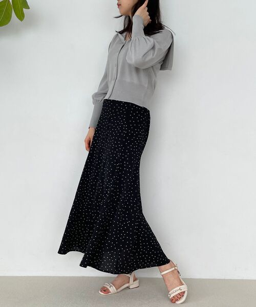 MAJESTIC LEGON(マジェスティックレゴン)の「セーラーカラーカーディガン(カーディガン/ボレロ・レディース・アイボリー/ライトグリーン・MEDIUM)」の17枚目の写真