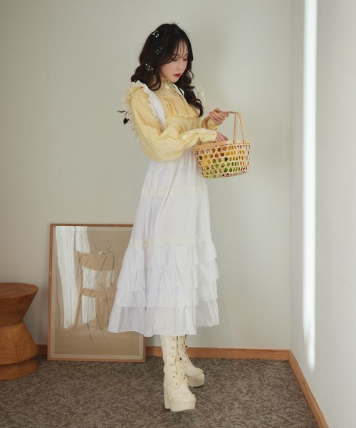 Swankiss（スワンキス）の「HN furifuri cotton LS/K（スカート）」 - WEAR