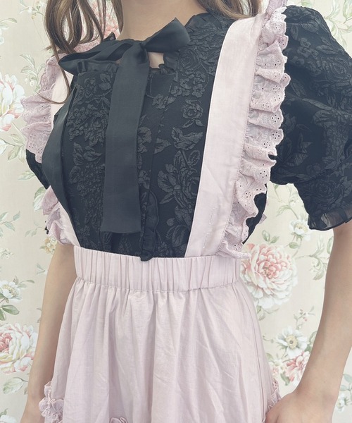 Swankiss（スワンキス）の「HN furifuri cotton LS/K（スカート・レディース・ホワイト/ピンク/ブラック・FREE）」の8枚目の写真