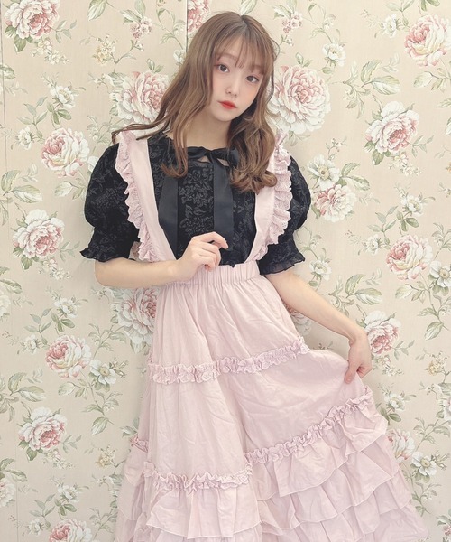 Swankiss（スワンキス）の「HN furifuri cotton LS/K（スカート・レディース・ホワイト/ピンク/ブラック・FREE）」の11枚目の写真