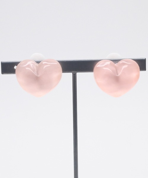 Fun & Daily（ファンアンドデイリー）の「F&D : ウォーターハートイヤリング（イヤリング・レディース・ピンク/イエロー/ブルー/レッド/ライトブルー/パープル・FREE）」の12枚目の写真