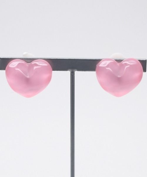 Fun & Daily（ファンアンドデイリー）の「F&D : ウォーターハートイヤリング（イヤリング・レディース・ピンク/イエロー/ブルー/レッド/ライトブルー/パープル・FREE）」の7枚目の写真