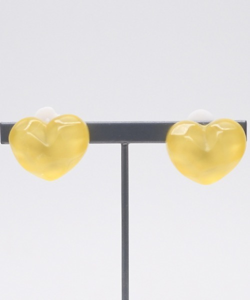 Fun & Daily（ファンアンドデイリー）の「F&D : ウォーターハートイヤリング（イヤリング・レディース・ピンク/イエロー/ブルー/レッド/ライトブルー/パープル・FREE）」の10枚目の写真