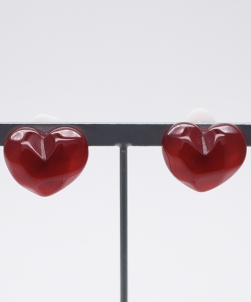 Fun & Daily（ファンアンドデイリー）の「F&D : ウォーターハートイヤリング（イヤリング・レディース・ピンク/イエロー/ブルー/レッド/ライトブルー/パープル・FREE）」の8枚目の写真