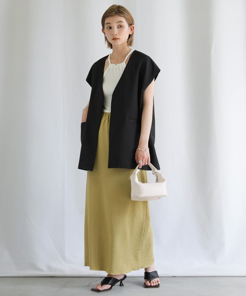 select MOCA(セレクトモカ)の「ワンハンドルミニバッグ(ハンドバッグ・レディース・ブラック/ベージュ/ホワイト・FREE)」の5枚目の写真